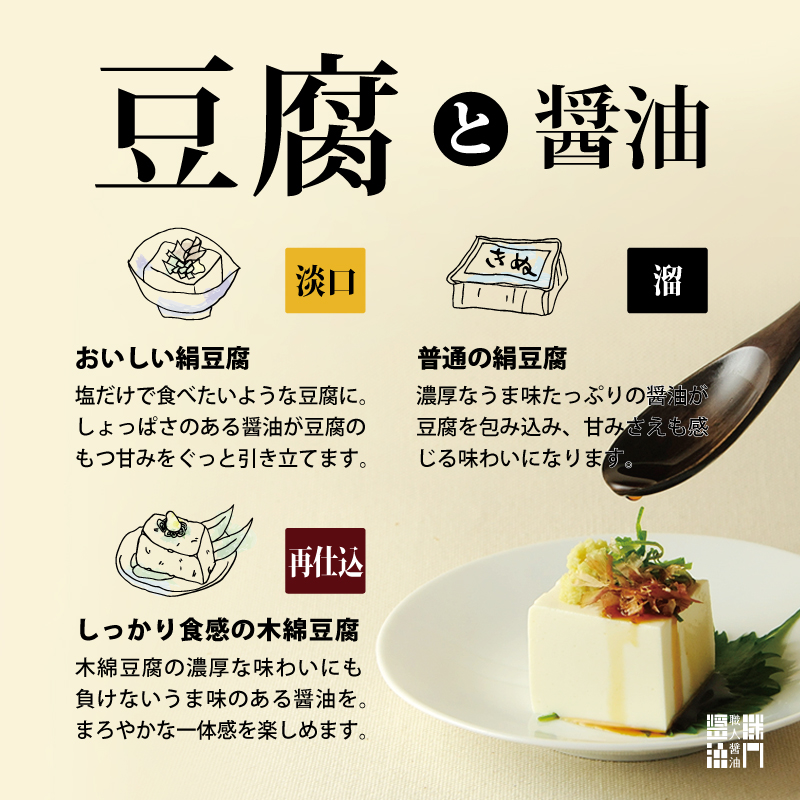 豆腐におすすめの醤油 5本 職人醤油ストア