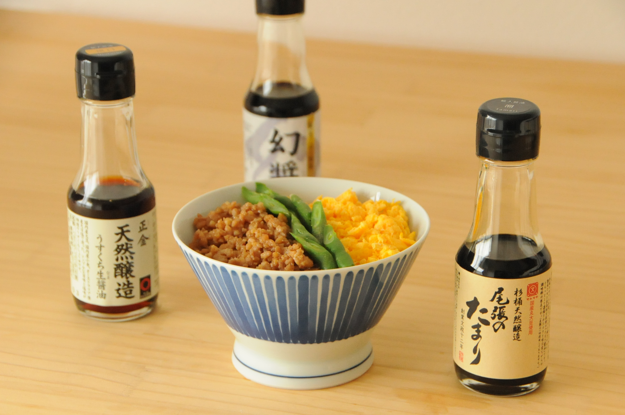 3種の醤油で鶏そぼろ