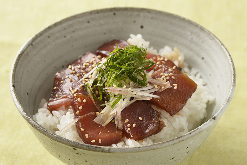 まぐろのづけ丼【かえしレシピ】