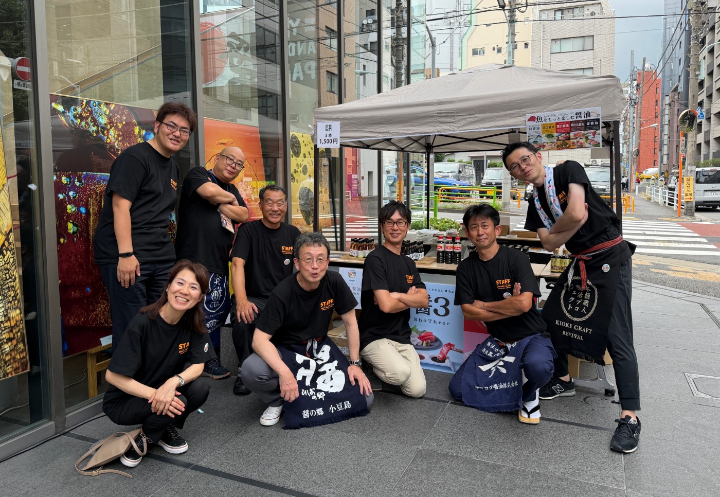 「いつもやっているんですか？」と、通りすがりの人が足を止めた（しょうゆフェスティバルin醤油会館 2026 の1日目）