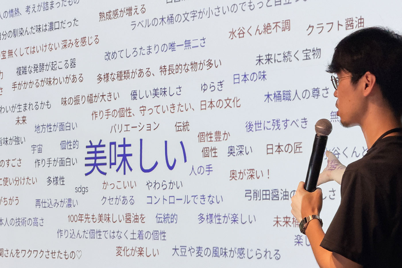 木桶醤油のイメージを、利き醤油の前後で二回聞いてみると